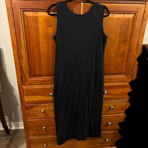 Navy Lands End Midi Dress - Picture 2 of 2